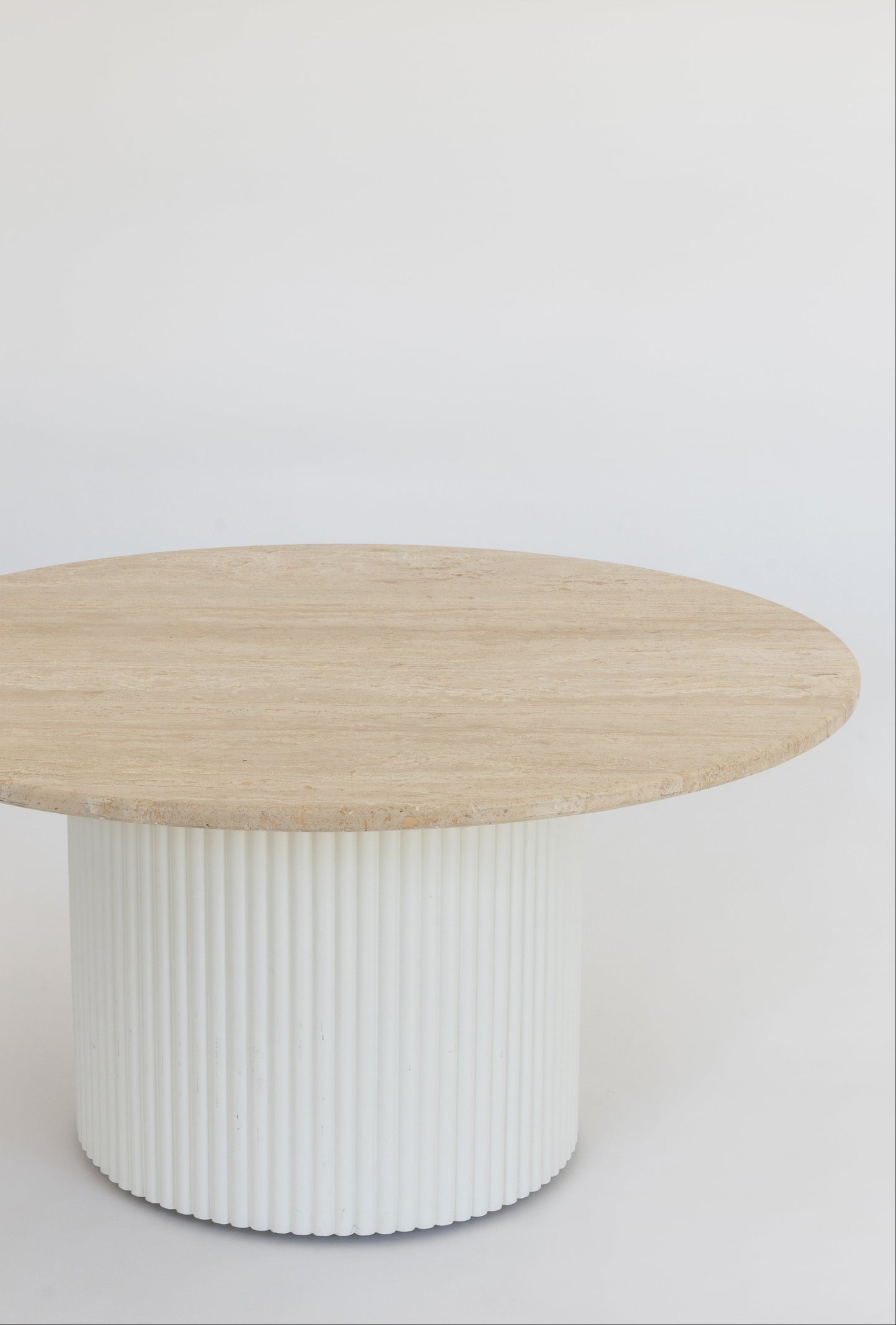 Fluted fashionable modern elegant center tables