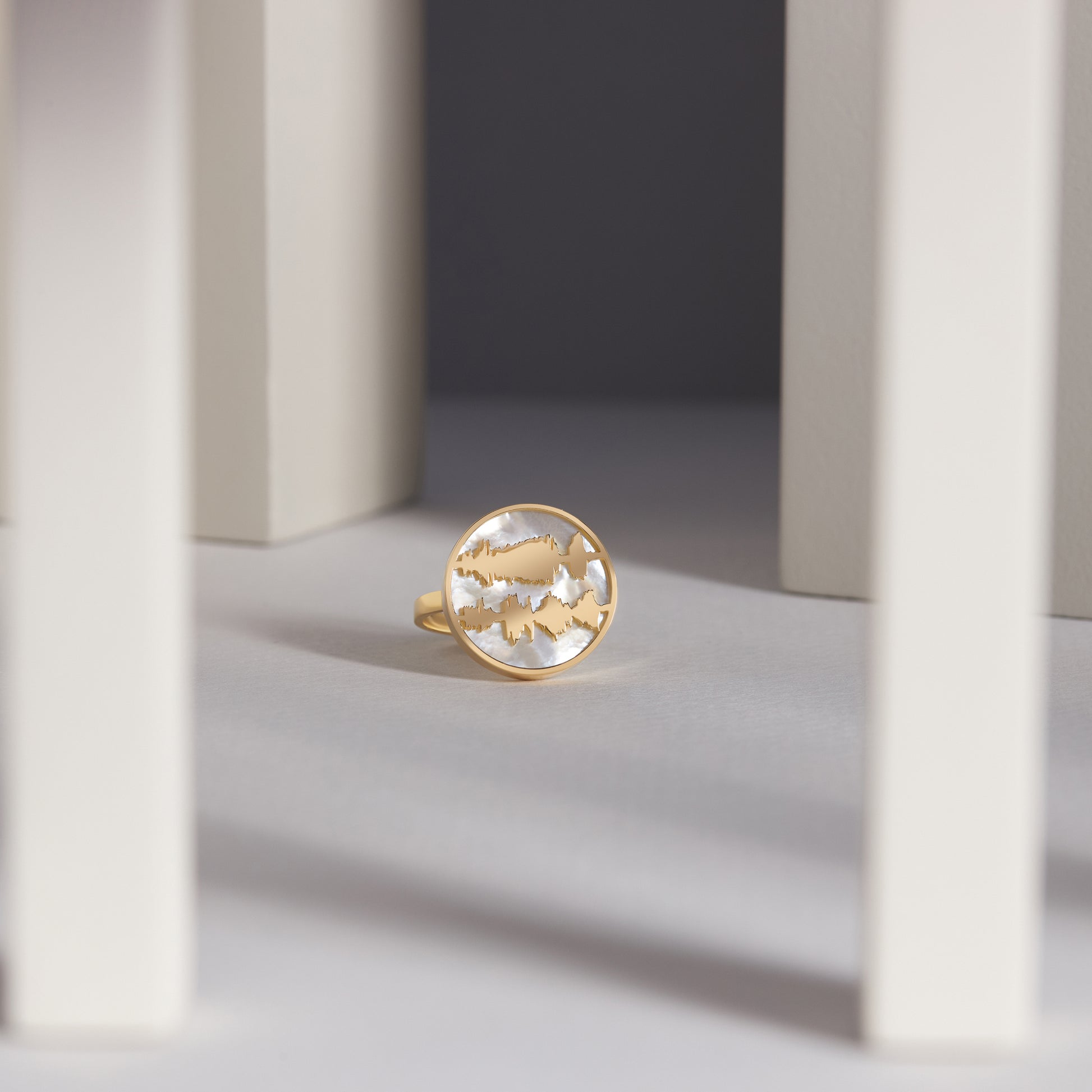 Ayat Ring, Mother of Pearl (رب اشرح لي صدري و يسر لي أمري) Tajrid