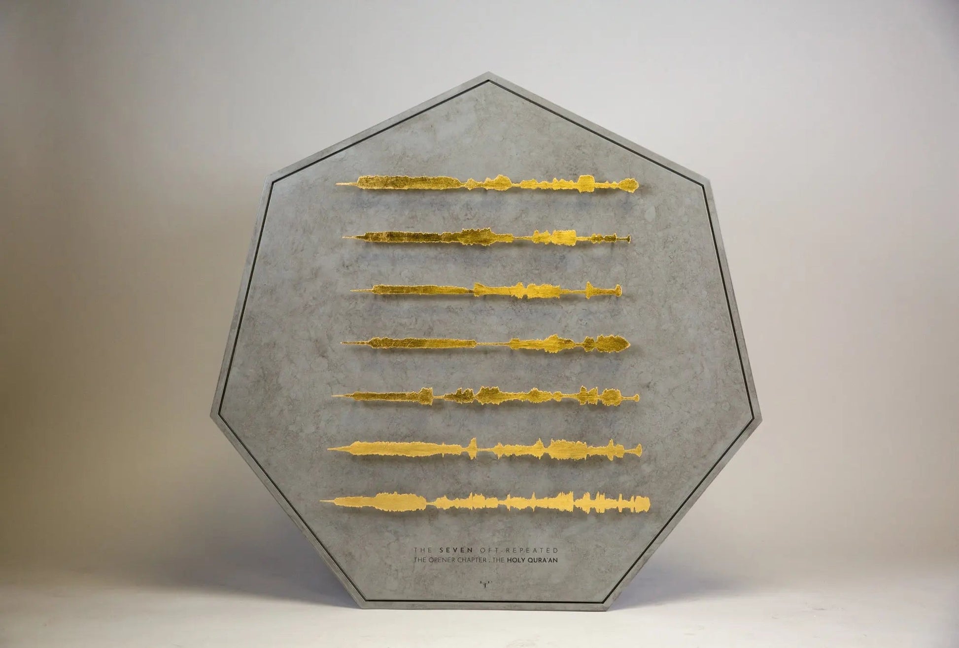 Al Fatiha - The Opener Chapter - The Holy Qura'an - Concrete Heptagon Tajrid