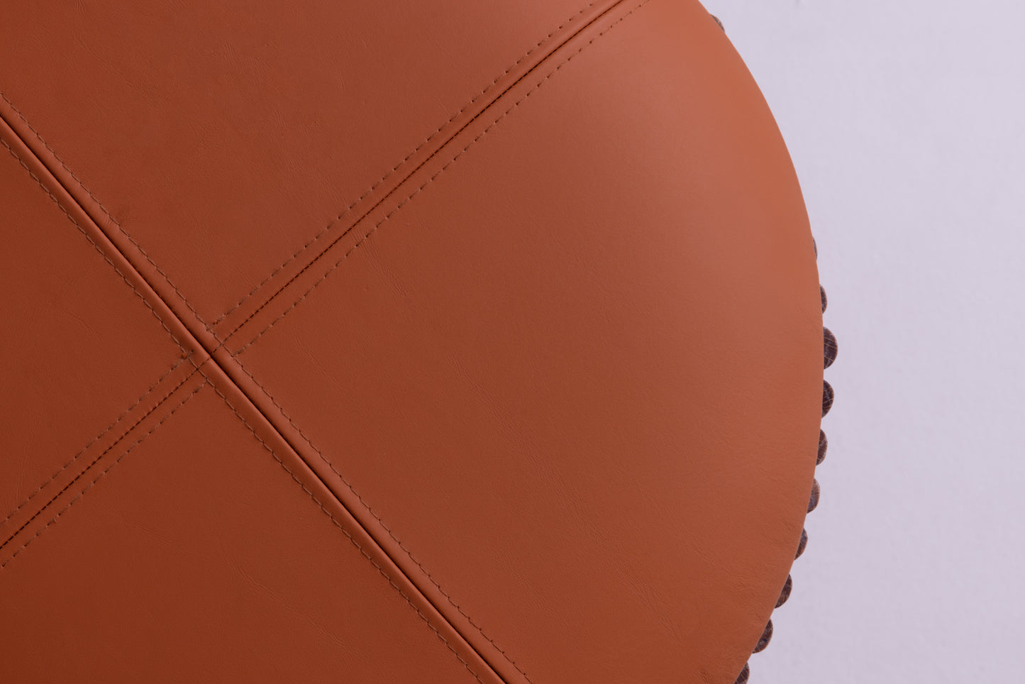 Riwaq Brown Fluted Storage Pouf