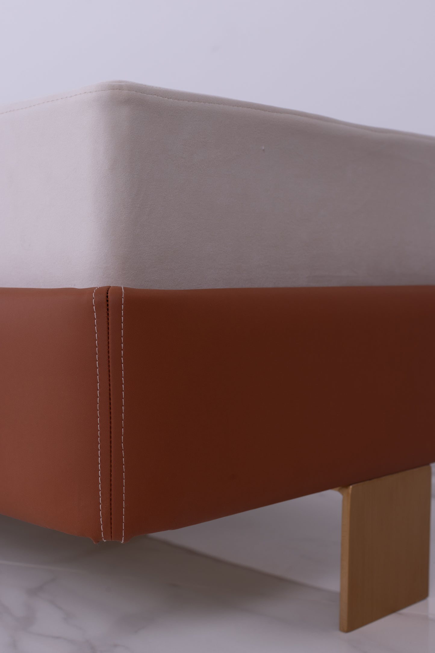 Connect Leather Bench
