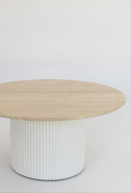 Fluted fashionable modern elegant center tables