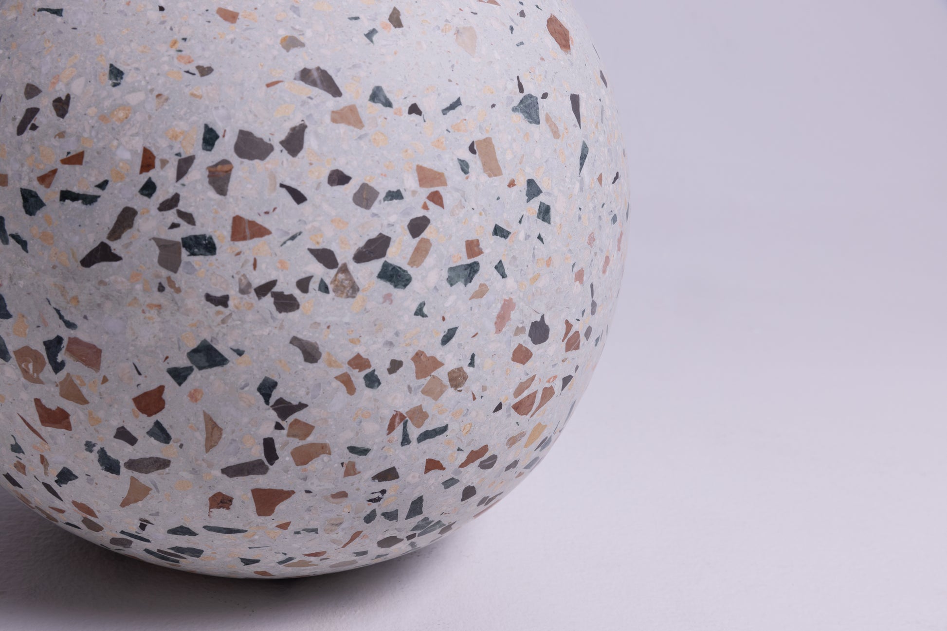 Terrazzo base of a coffee table made for your modern home decor