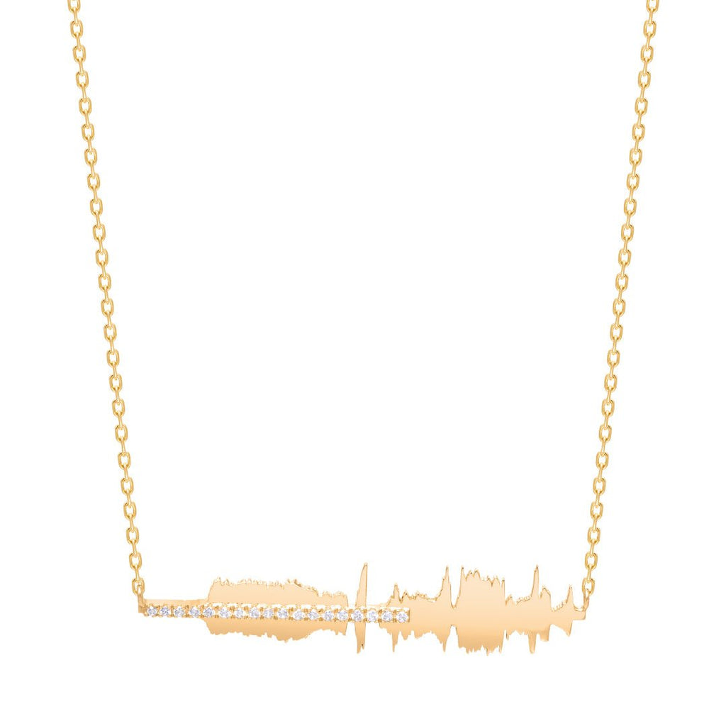 Ayat Necklace with Diamond - (إهدنا الصراط المستقيم) Tajrid